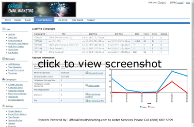 Official Email Marketing Software REview - Screenshot