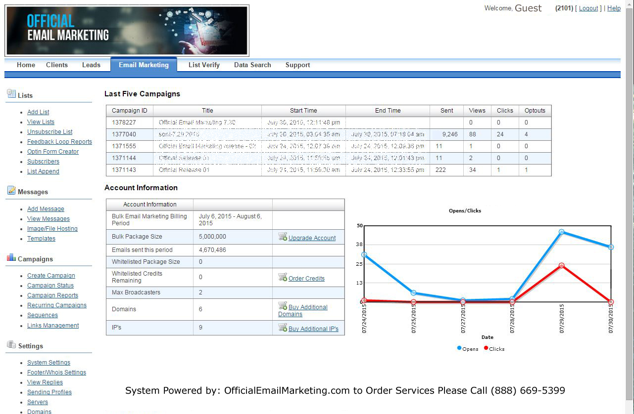 Email Marketing Software Platform